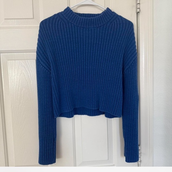 H&M Sweaters - H&M Royal Blue Knit Long Sleeve Top | Women’s Small